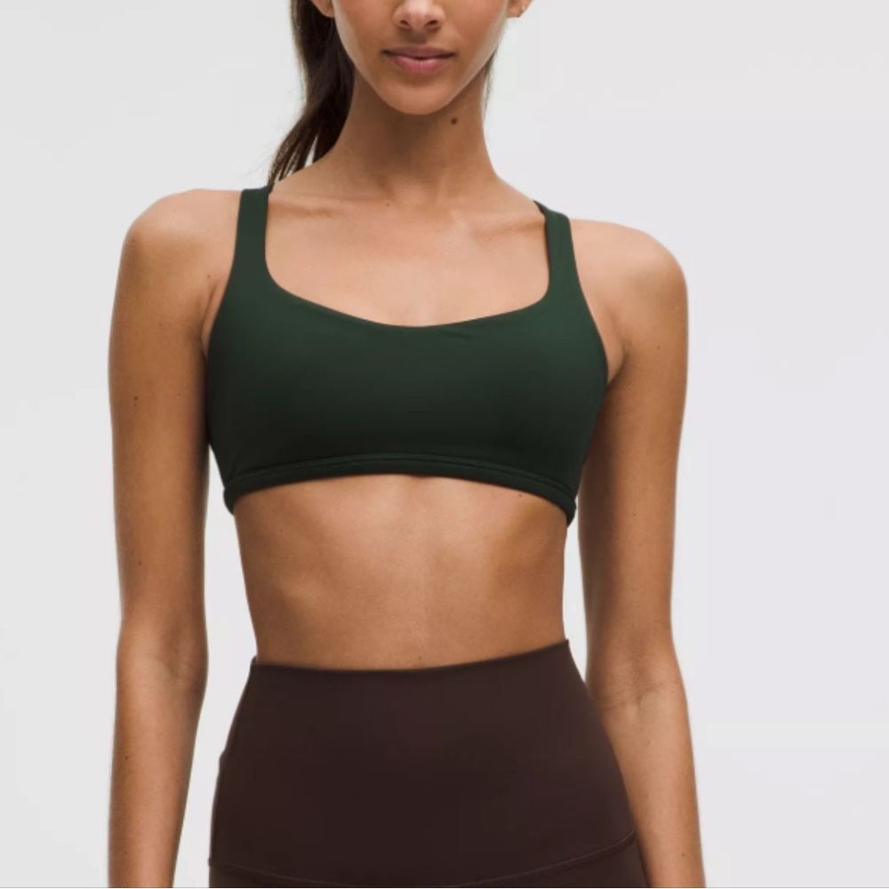 lululemon Free to Be Wild Bra | Size 2 | Rainforest Green